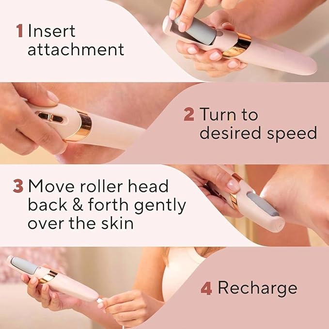 Tidy Jet™ Electric Callus Remover